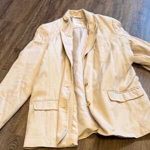 Abercrombie & Fitch Women's Cream Blazer